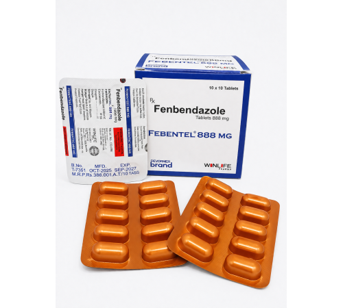 FEBENTEL 888 (Фенбендазол 888мг) 10таб
