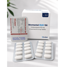 Ивермектин 6мг + Фенбендазол 150мг - WORMENTEL DUO-156