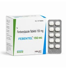 Фенбендазол для человека 150 мг FEBENTEL, 10 таблеток