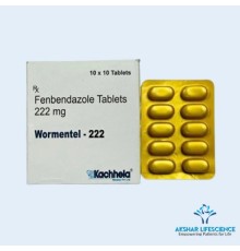 Фенбендазол для человека 222 мг WORMENTEL, 10 таблеток