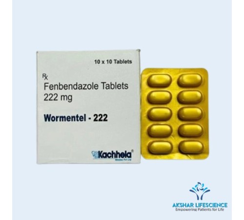Фенбендазол для человека 222 мг WORMENTEL, 10 таблеток
