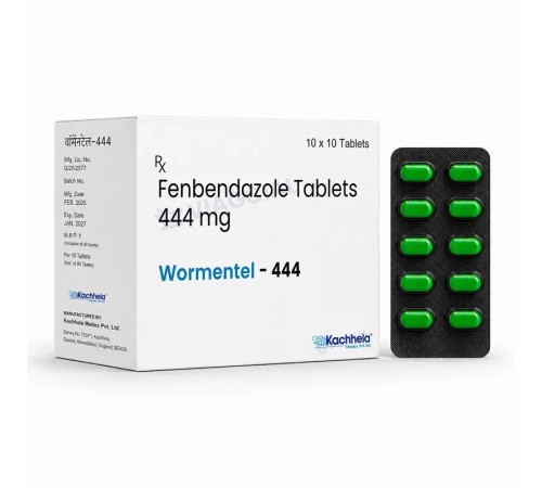 Фенбендазол для человека 444 мг WORMENTEL, 10 таблеток