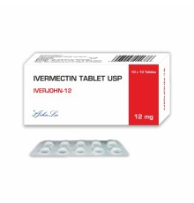 Ивермектин для человека 12 мг IVERJOHN, 10 таблеток