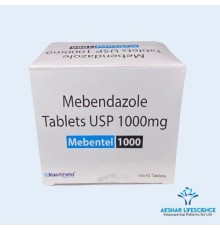 Мебендазол 500 мг MEBENTEL, 10 таблеток