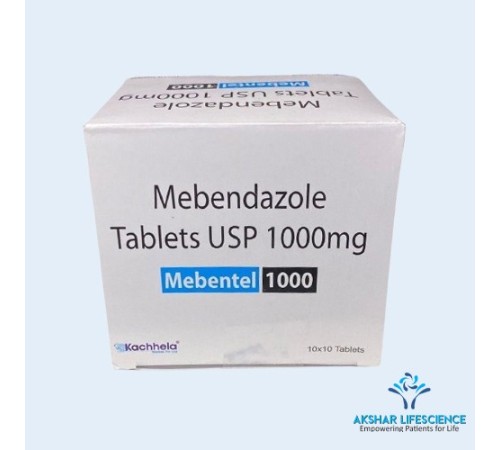 Мебендазол 500 мг MEBENTEL, 10 таблеток