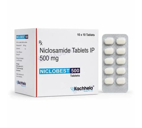 Никлозамид 500 мг Niclosig 500, 10 таблеток